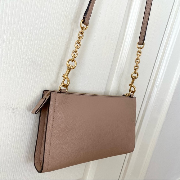 Tory Burch Tan Leather Crossbody Bag - Picture 10 of 13